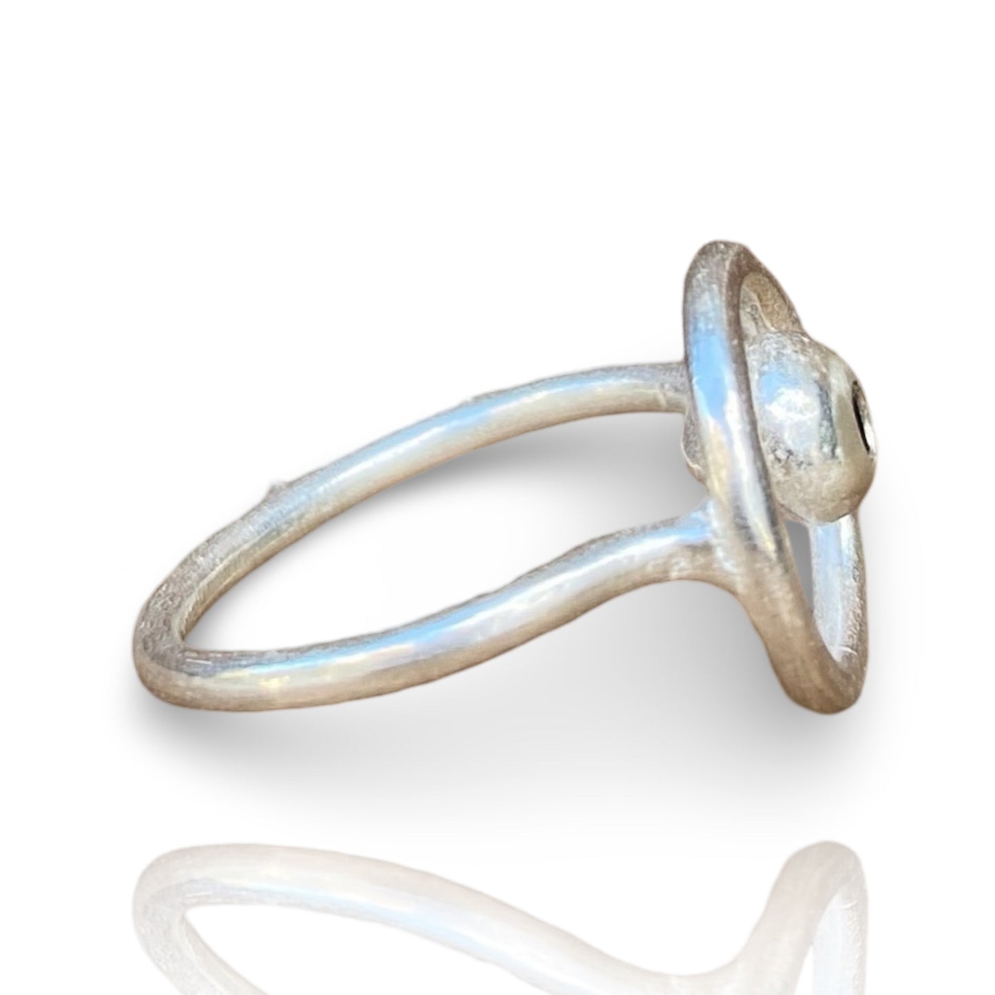 Inner Circle Ring with Gemstone