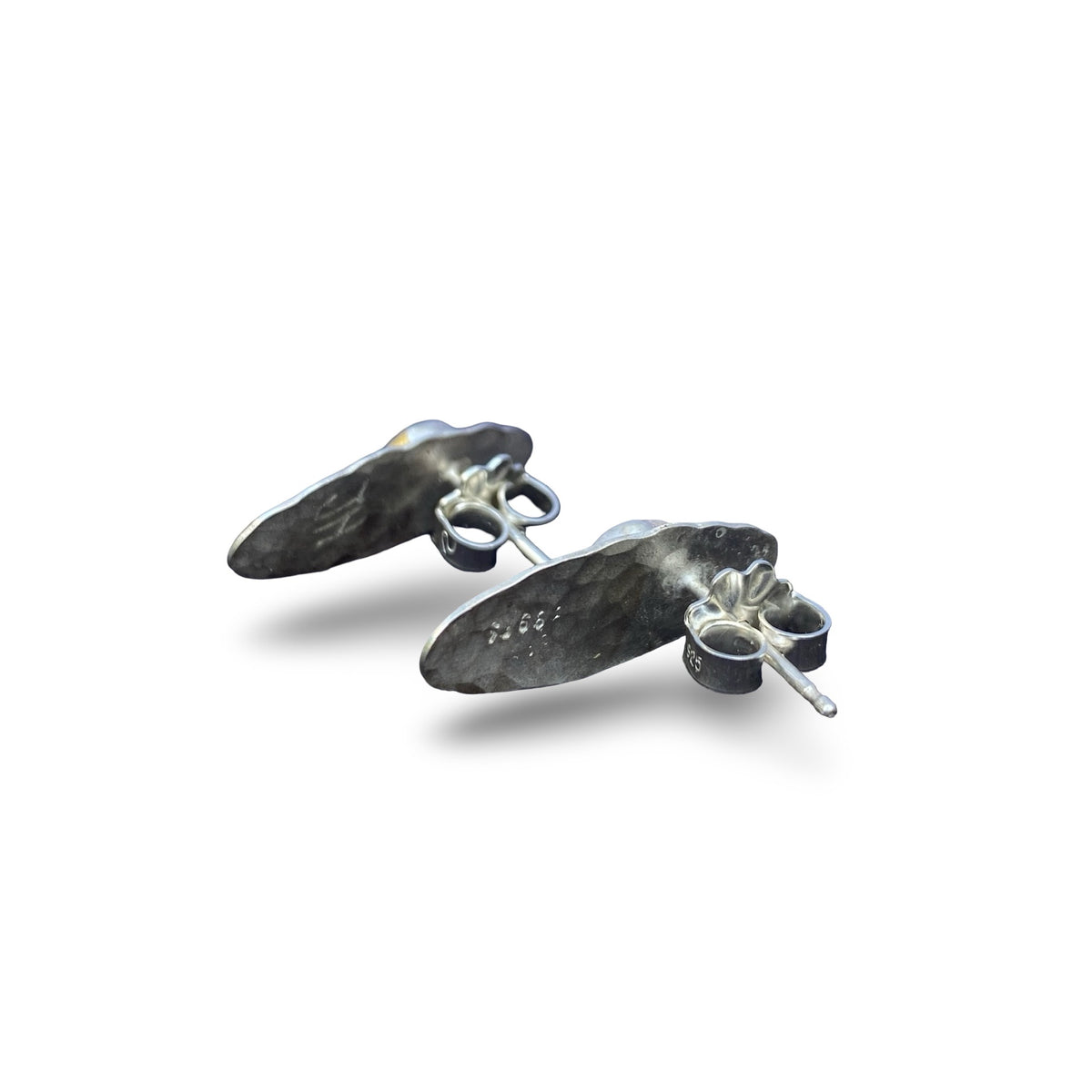 Imprinted Labradorite Studs