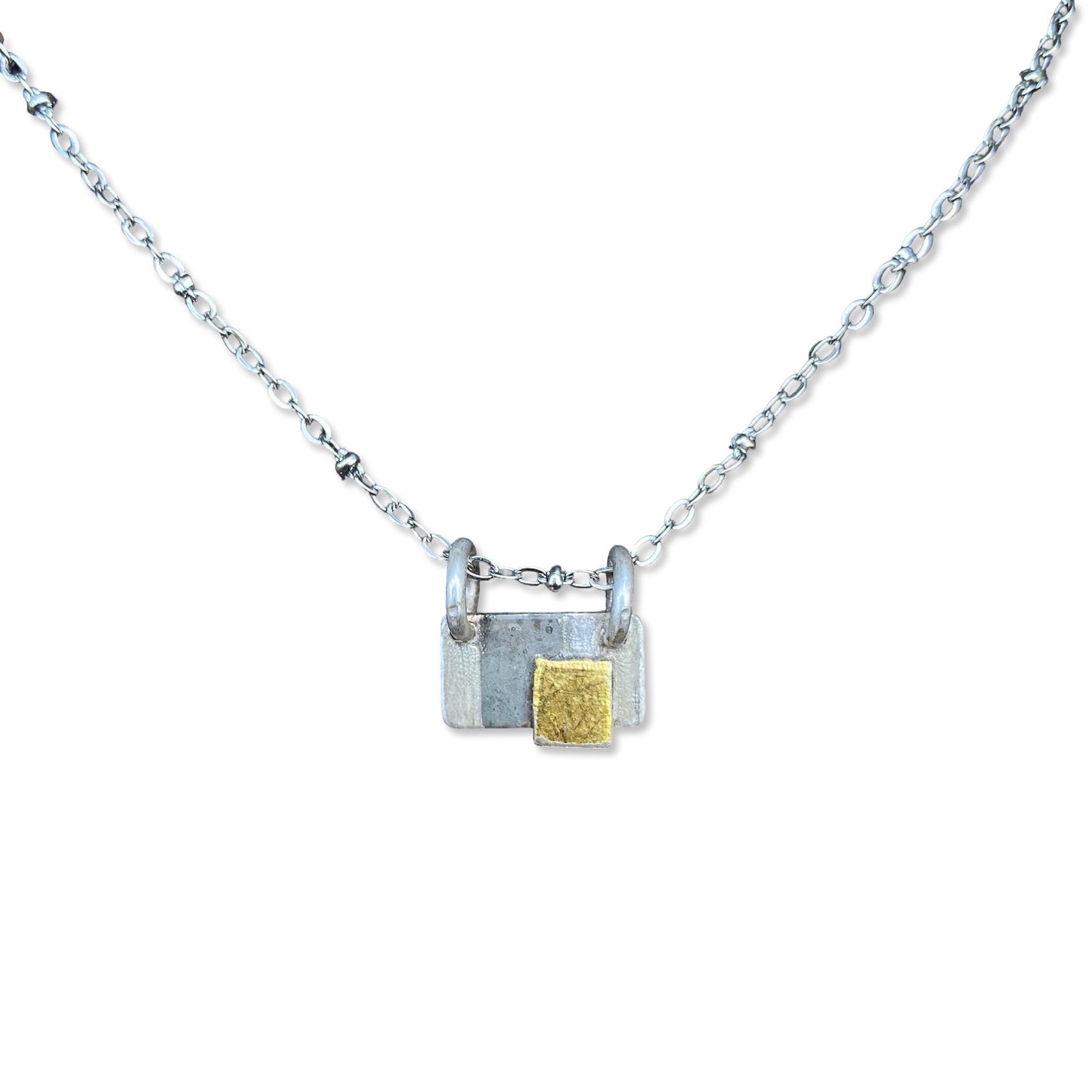 Stepping Stone Bar Necklace