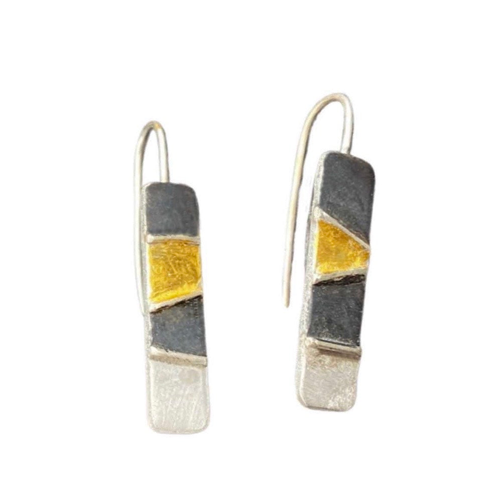 Small Dangling Testcard Earrings