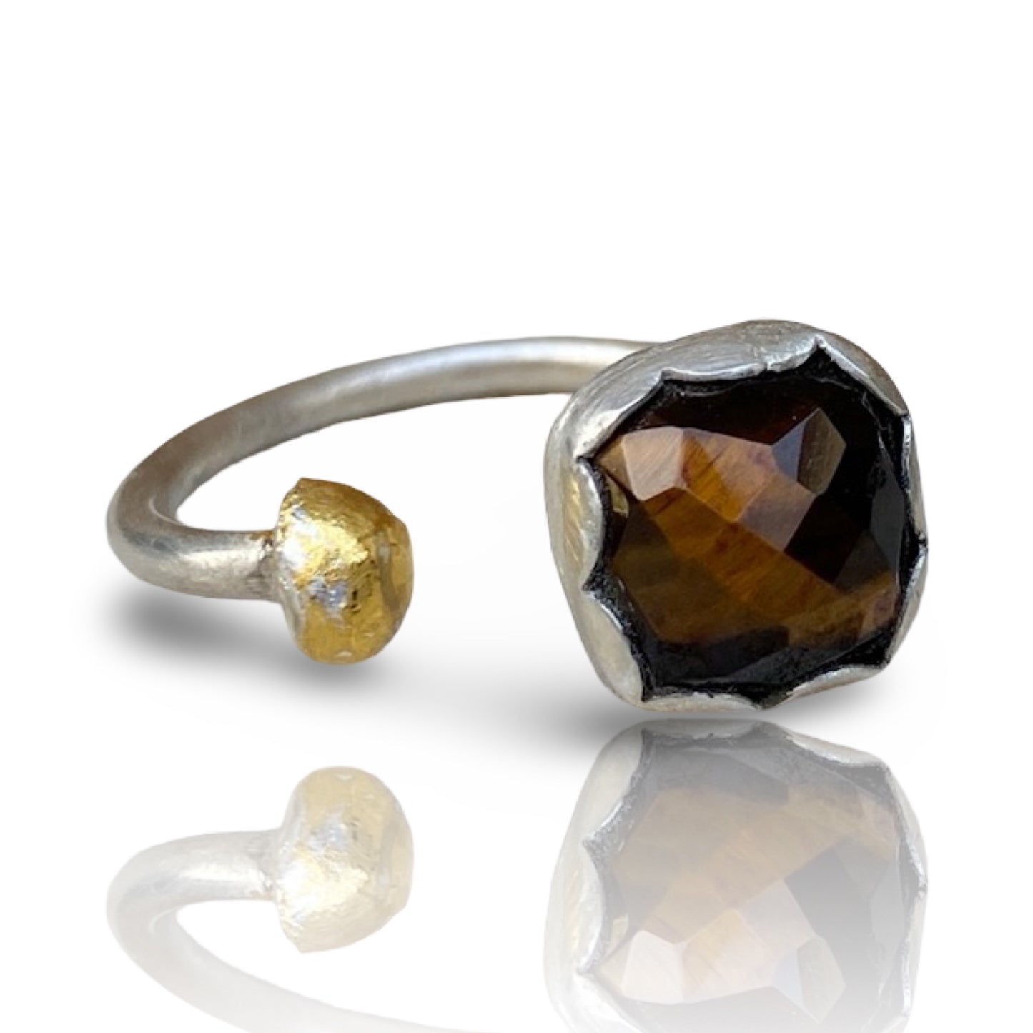 Tiger Eye Double Ring