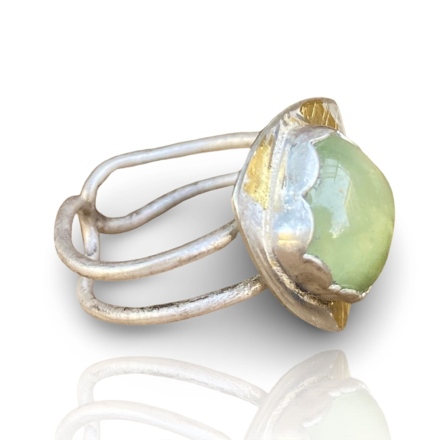 Prehnite Hagel Ring
