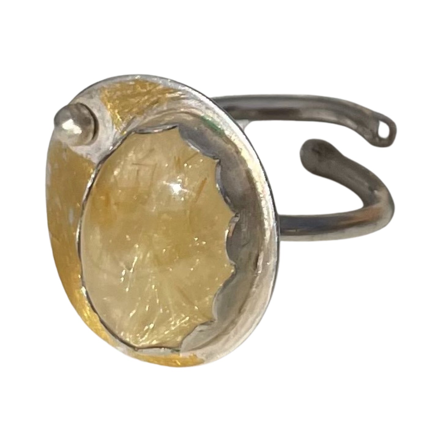 Small Rutilated Quartz Ring