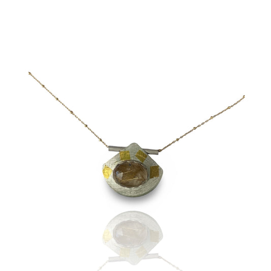 Waaier Rutilated Quartz Necklace