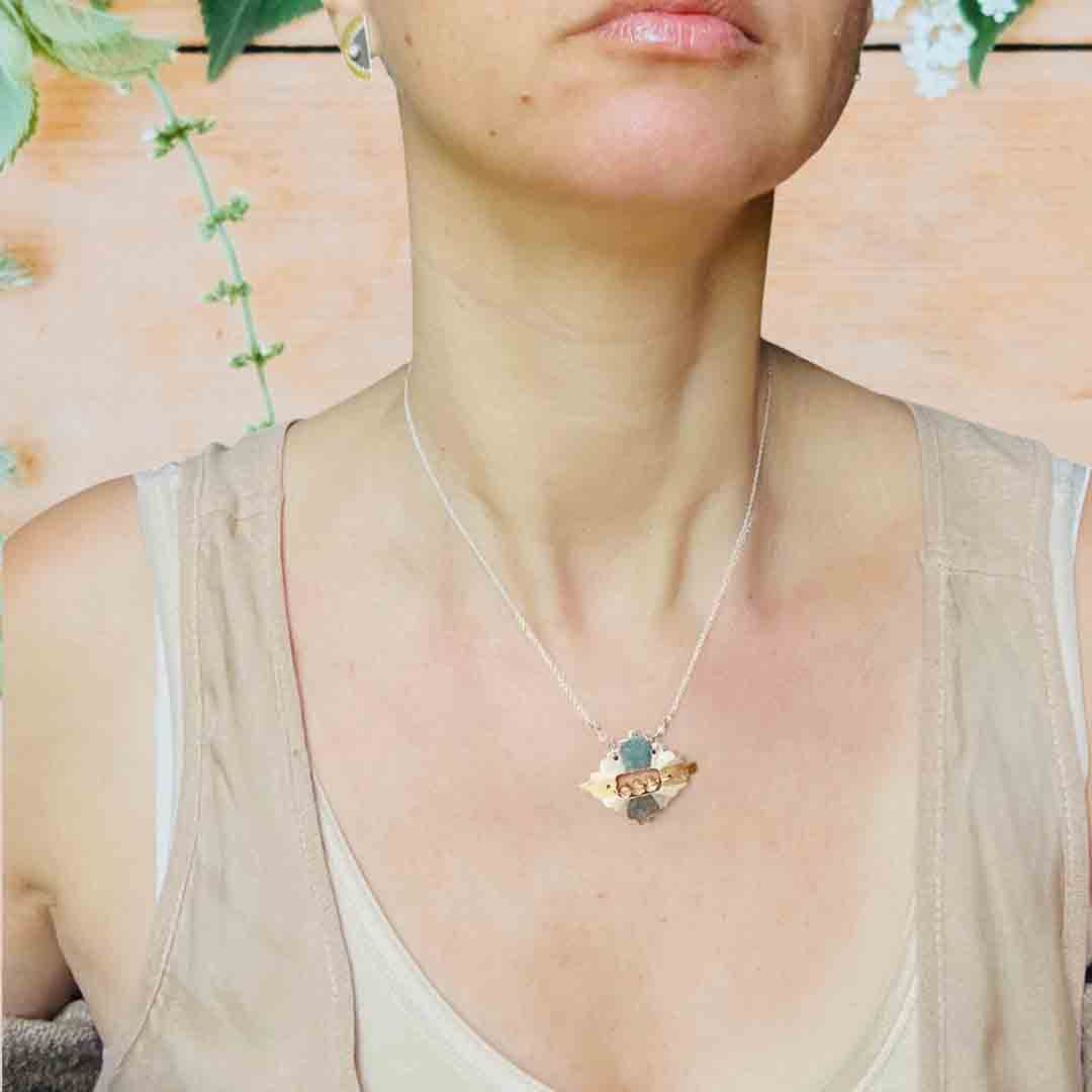 Citrine Keum-Boo Necklace