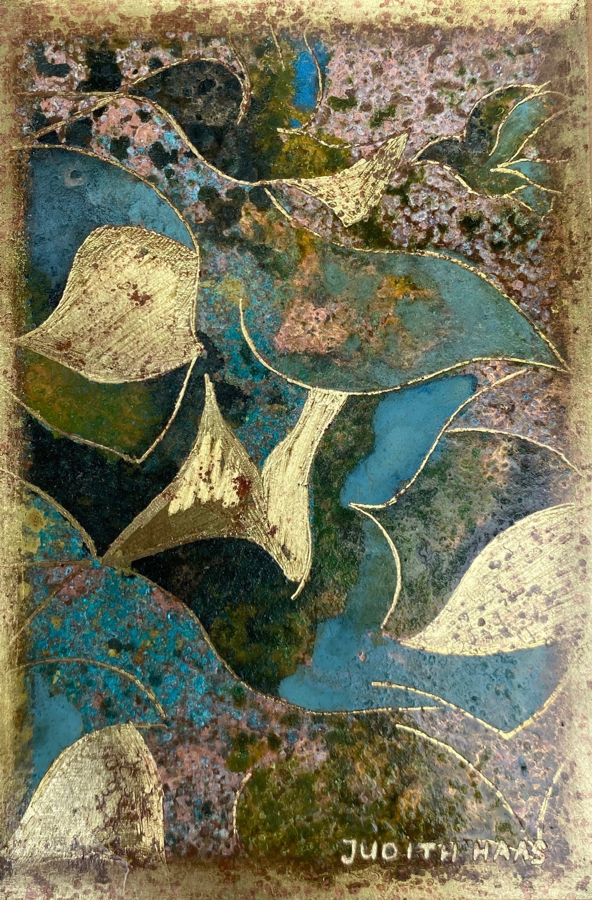 Blue Escher Bird