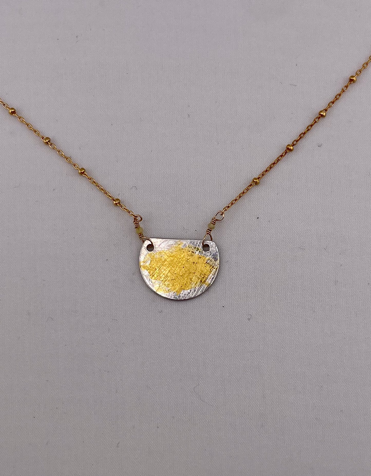 Marbled Moon necklace