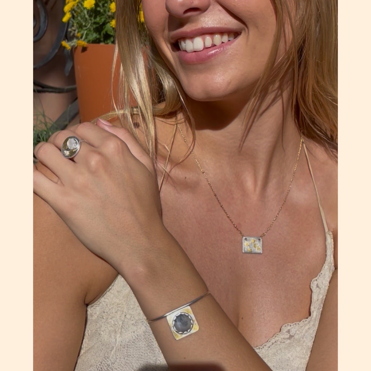 Dendritic Agate Bracelet