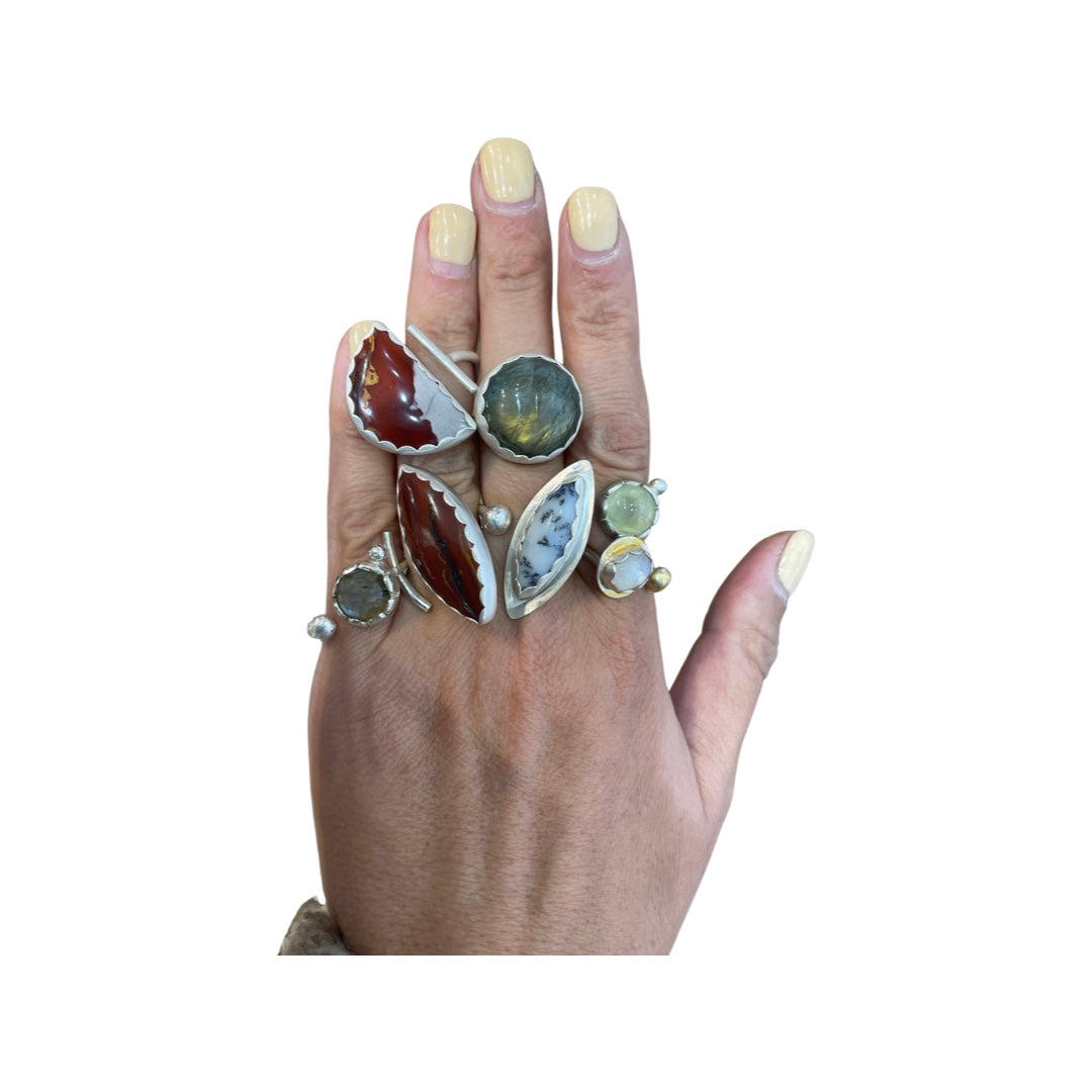 Marquise Jasper Ring