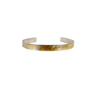 Mini Marbled Silver Gold Bracelet