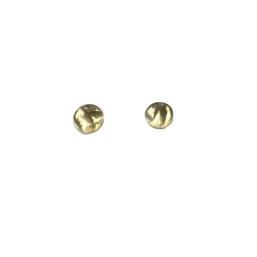 Gold Hemisphere Studs