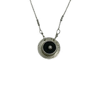 Onyx Sapphire Necklace