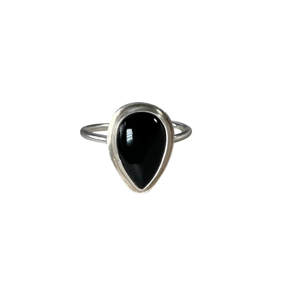 Onyx Silver ring