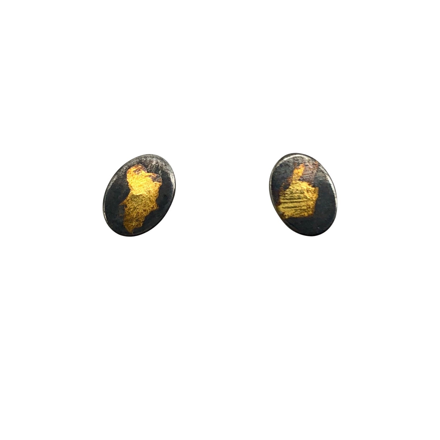 Marble Black Mini Studs