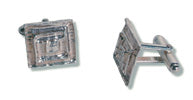 Cubism Silver Cufflinks