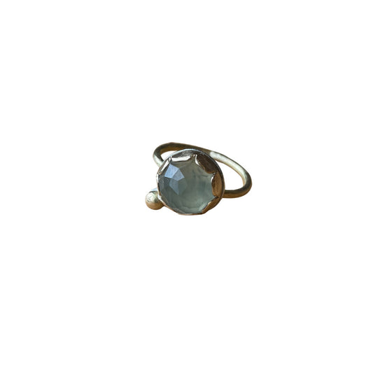 Gold Tourmalinated Quartz Ring