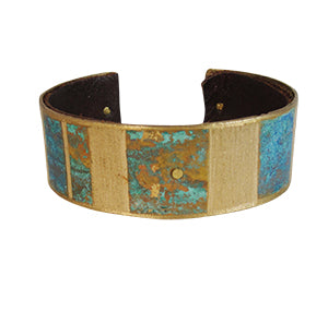 Turquoise Medium Striped Bracelet