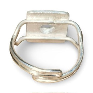 Gemstone Plate Ring