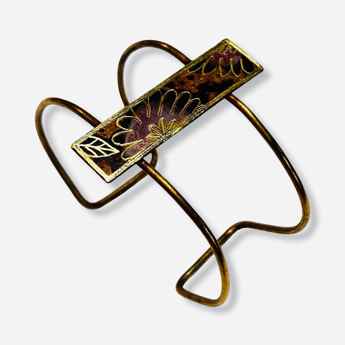 Patina Blossom Bridge Bracelet