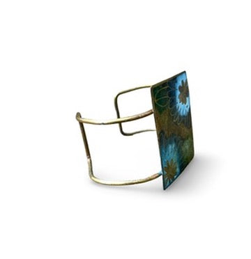 Patina Floral Bridge Bracelet