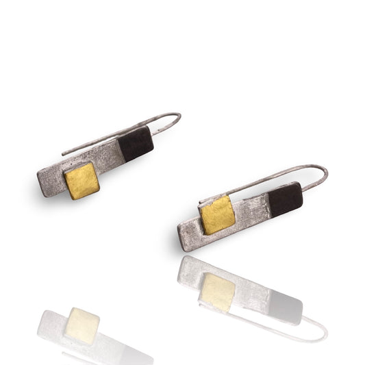 Stepping Stone Dangling Earrings