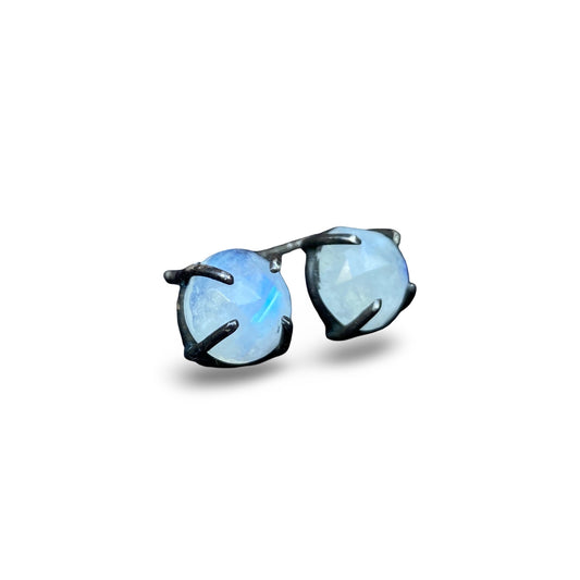 Moonstone Prong Stud