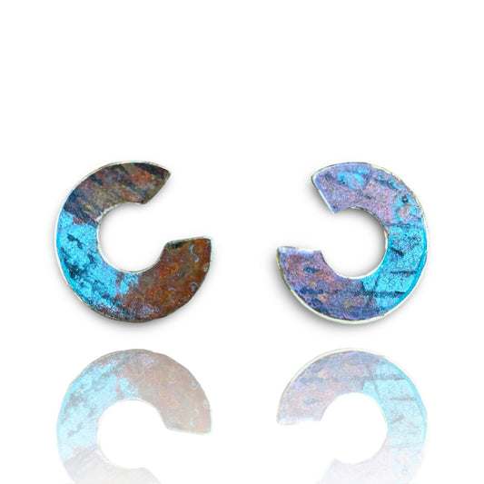 Patina C-shape Earrings