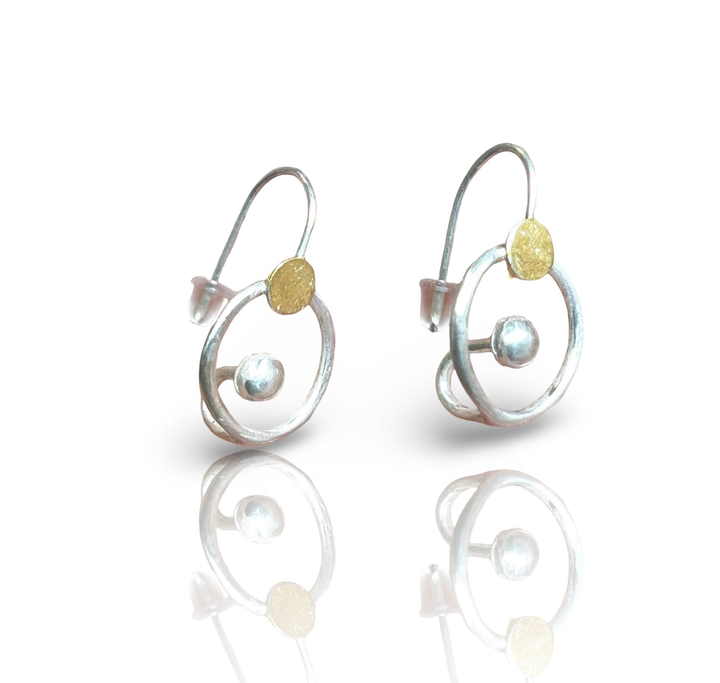 Dangling inner circle Earrings