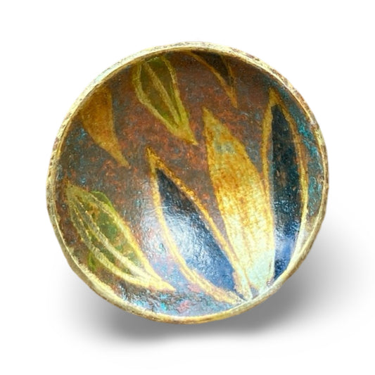 Botanical Patina Cup Ring