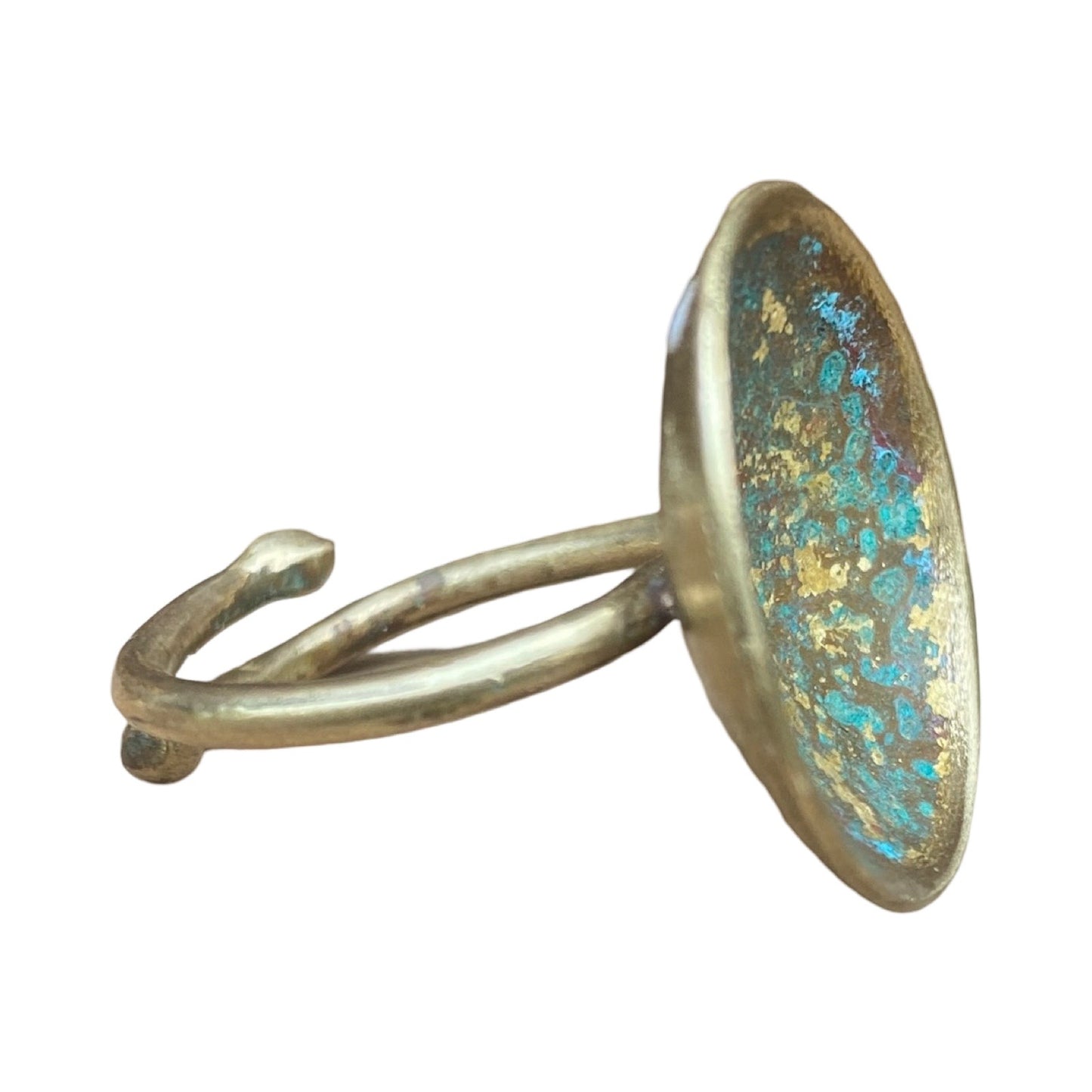 Patina cup ring