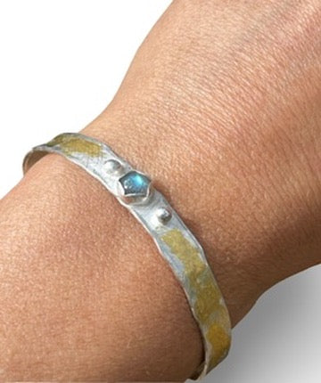 Mini Imprinted Labradorite Bracelet