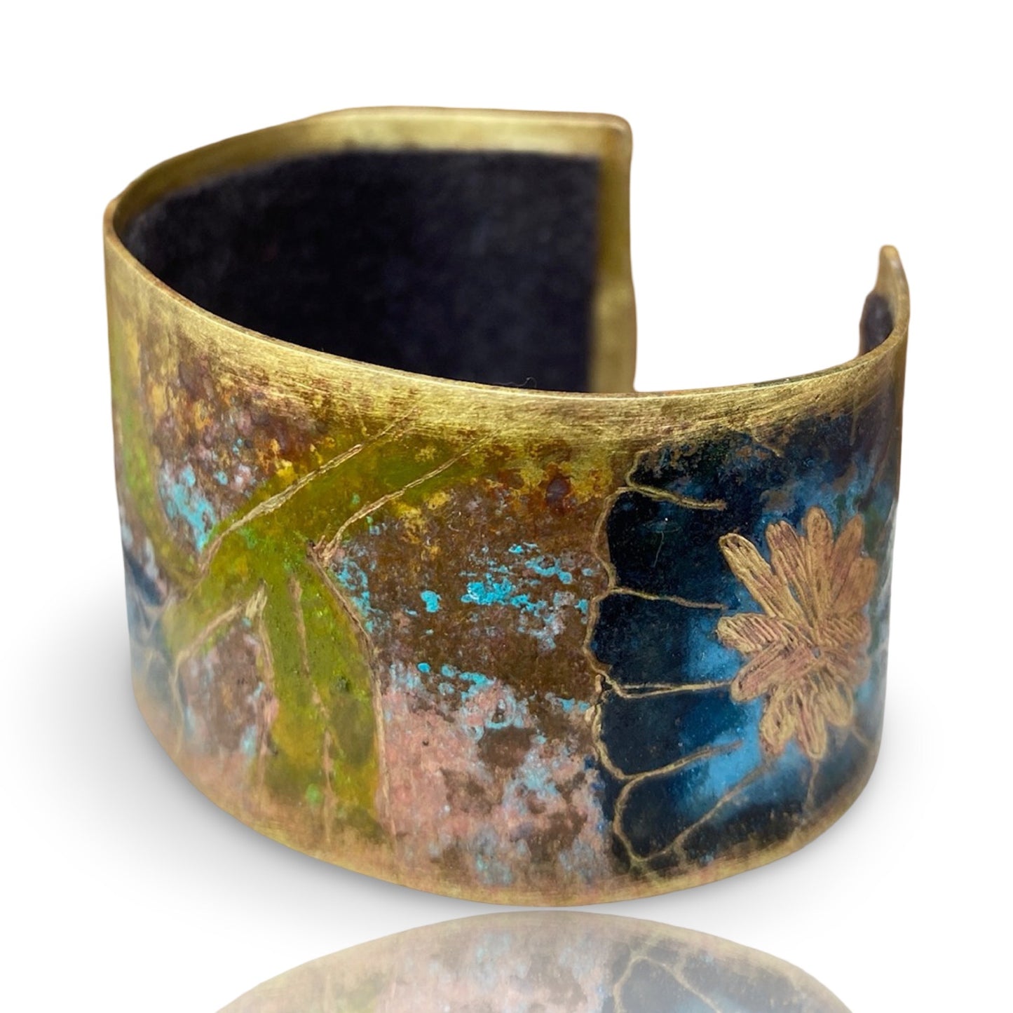 Patina Ocean Bloom Bracelet