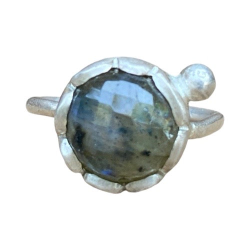 Labradorite silver ring