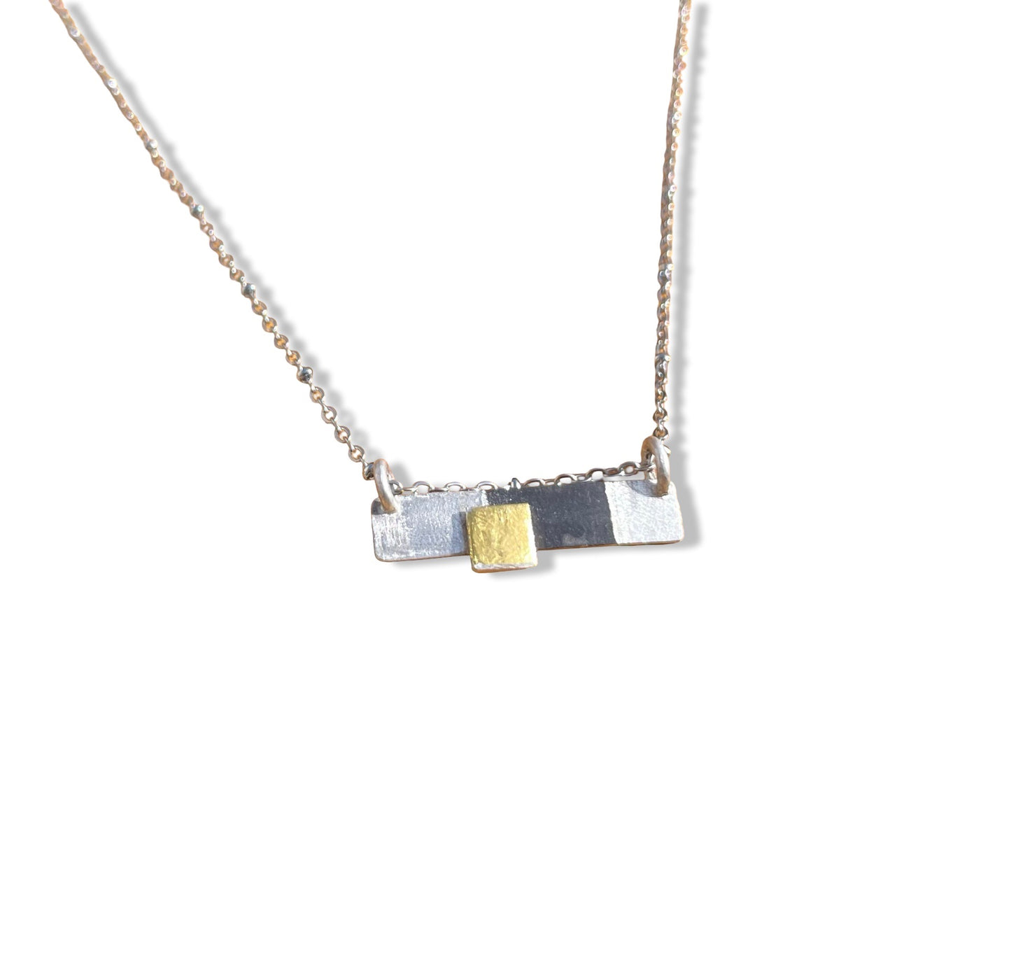 Stepping Stone Bar Necklace