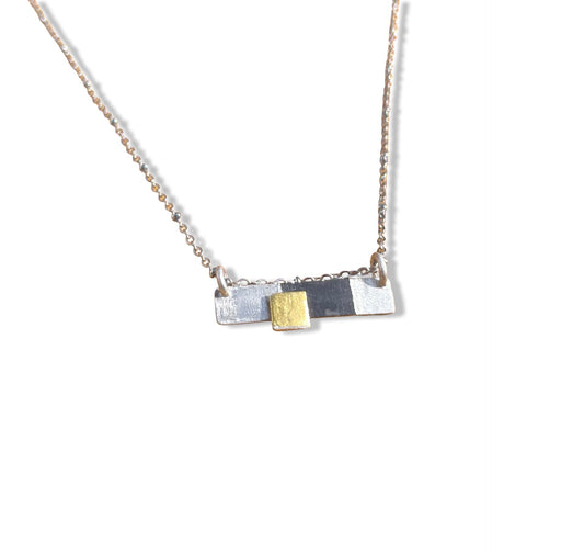 Stepping Stone Bar Necklace