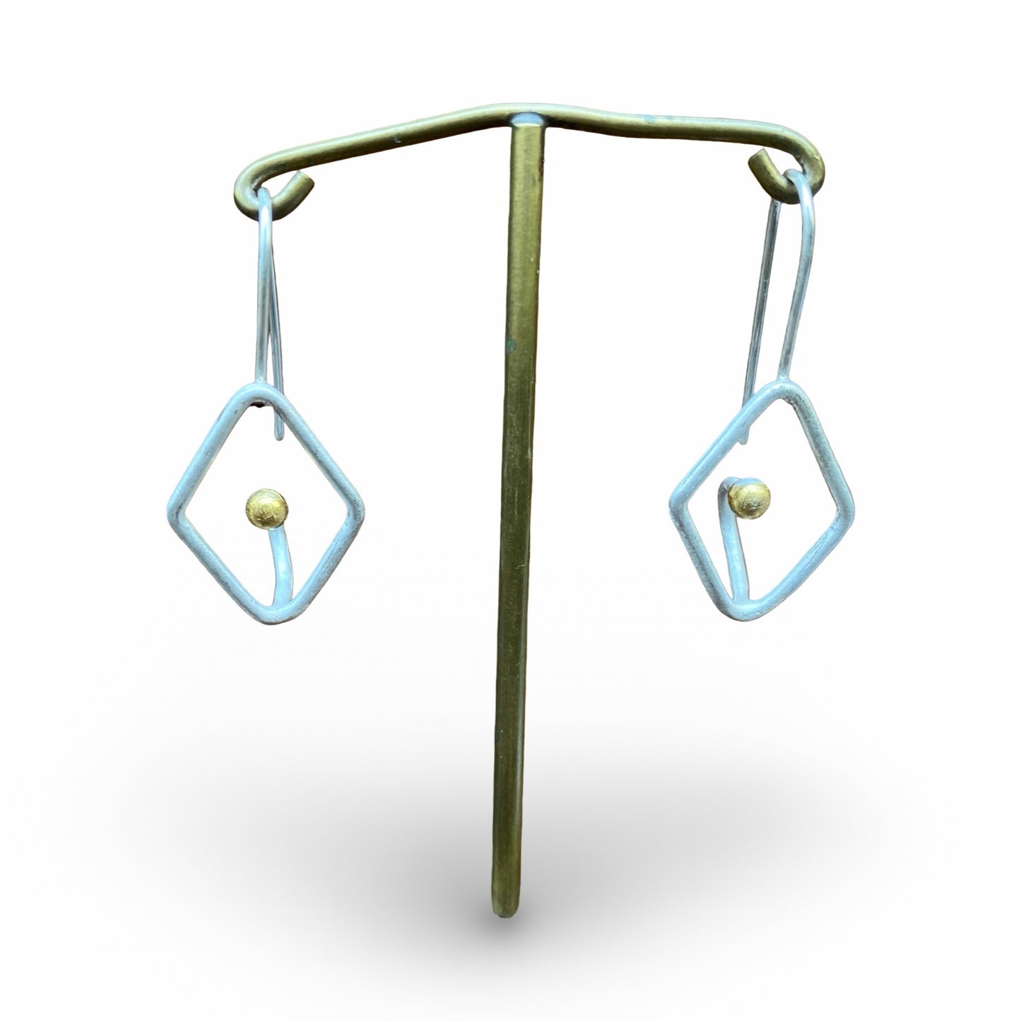 Inner Diamond Earrings