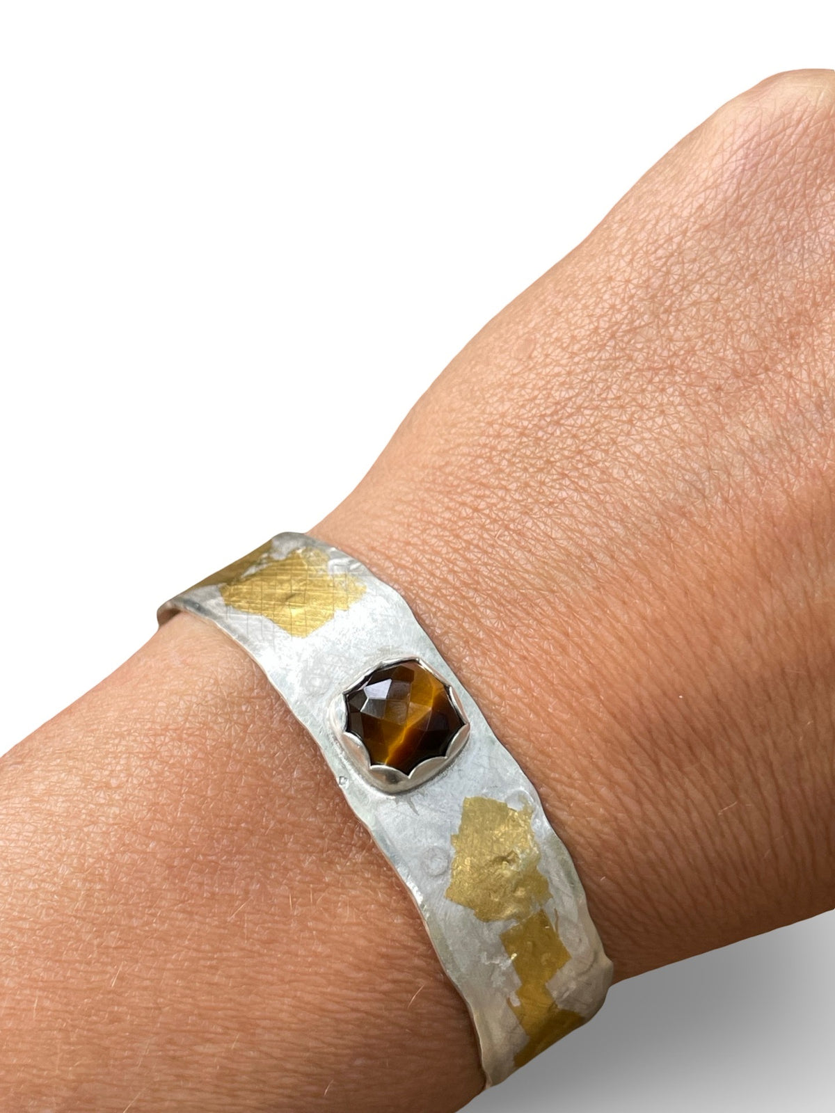 Imprinted Tiger Eye Bracelet