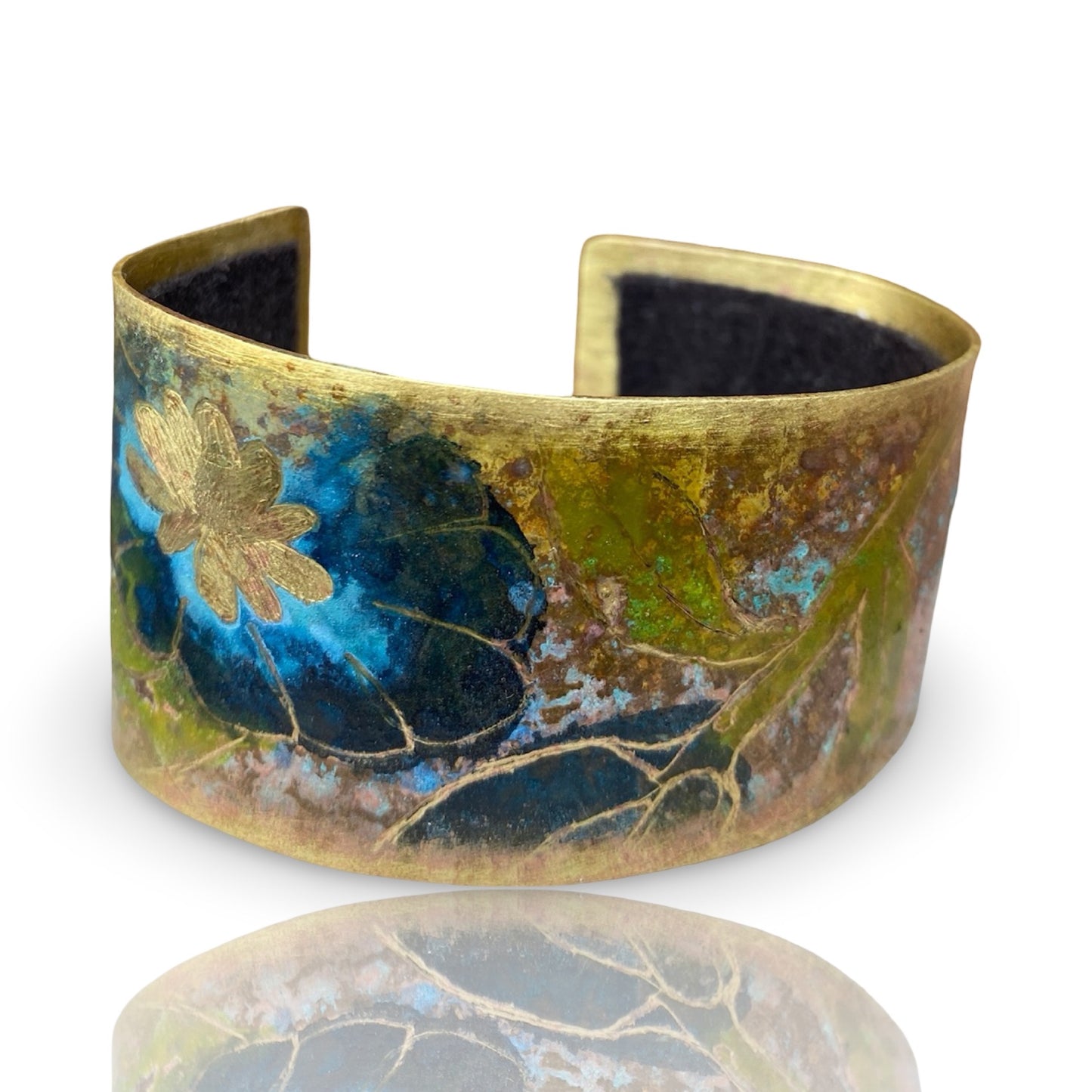 Patina Ocean Bloom Bracelet