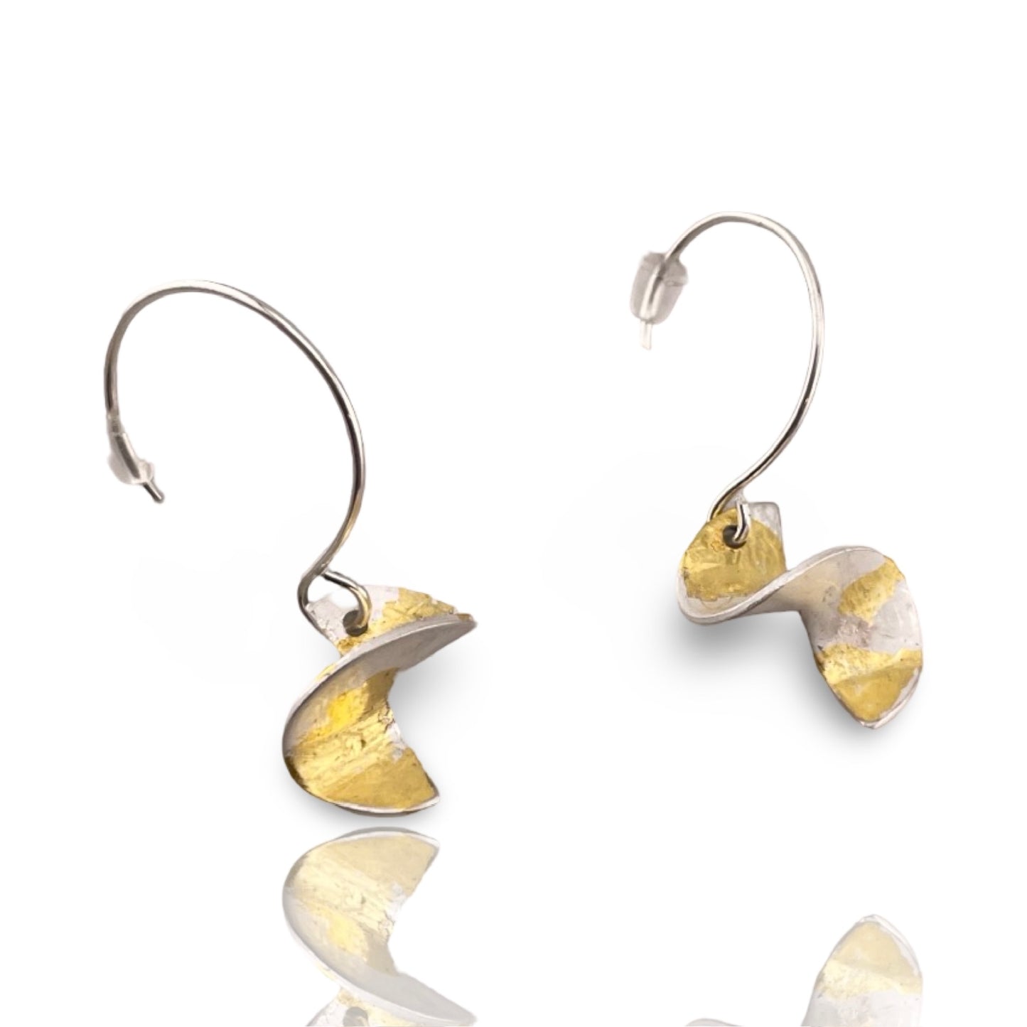 Dangling Swirl Earrings