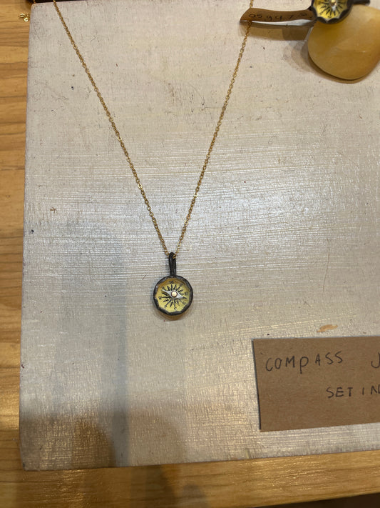 Compass necklace