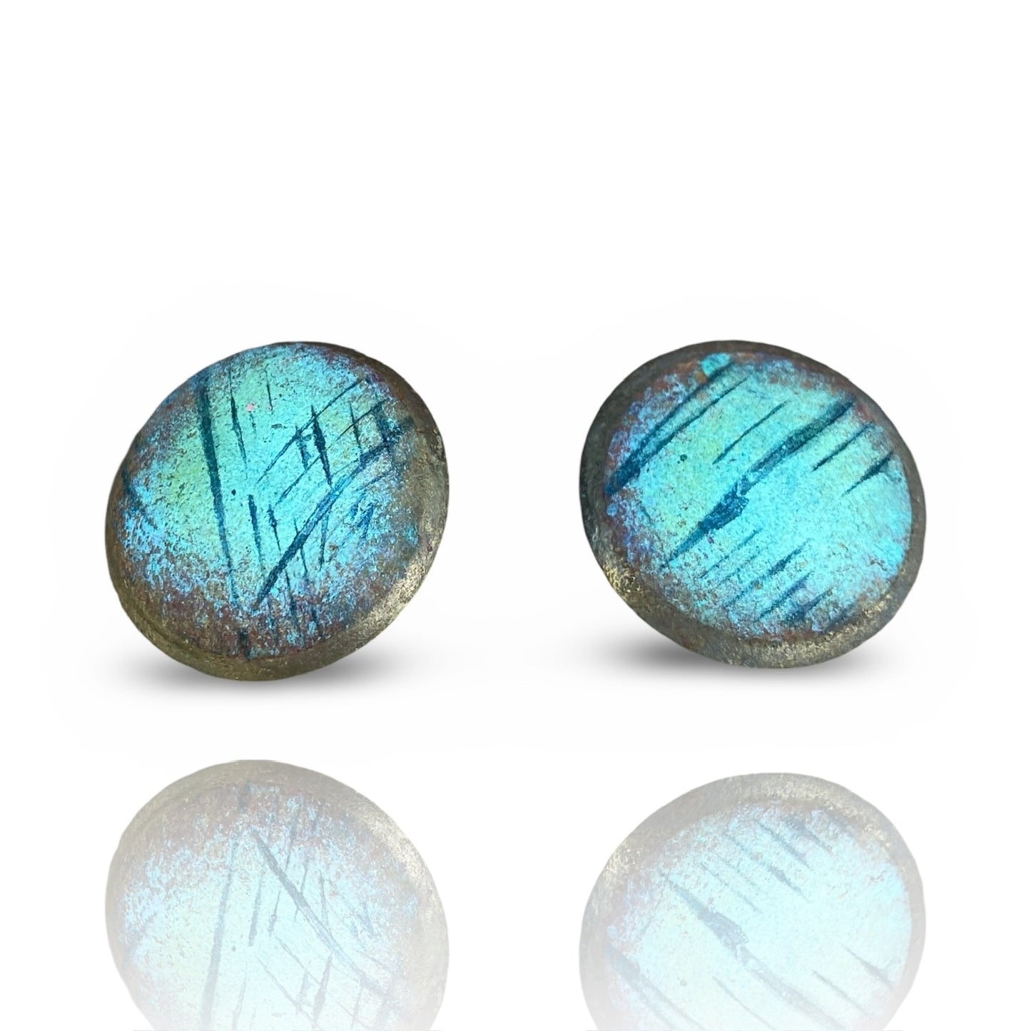 Patina Brass Dome Studs