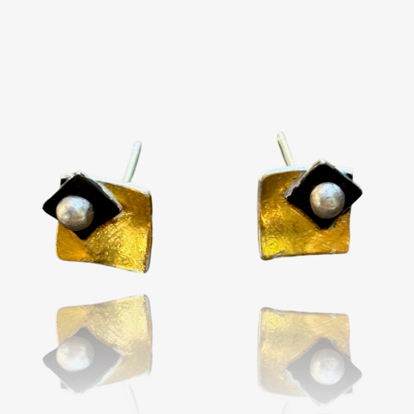 Petite Square Mondrian Studs