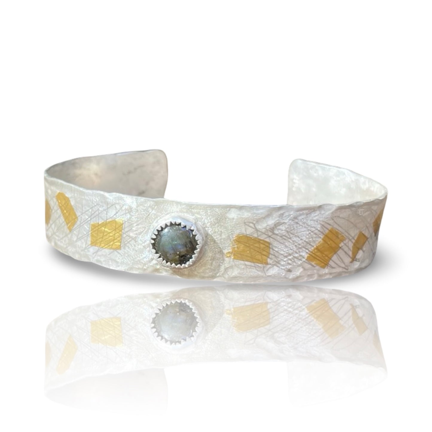 Imprinted Labradorite Bracelet