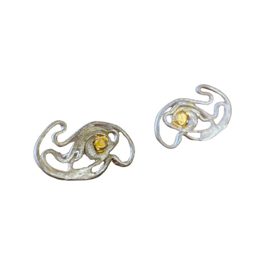Yearring Oval Studs