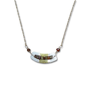 Andalusite Garnet Necklace