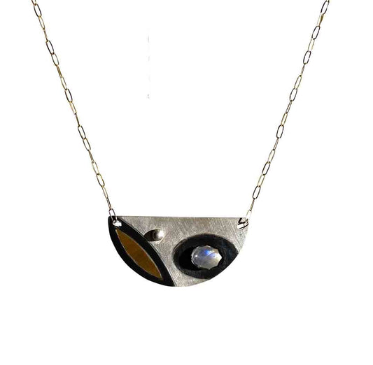 Moonstone Eye Necklace